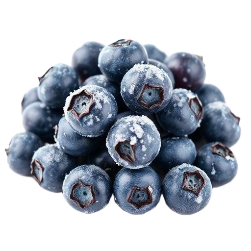 Frozen blueberries